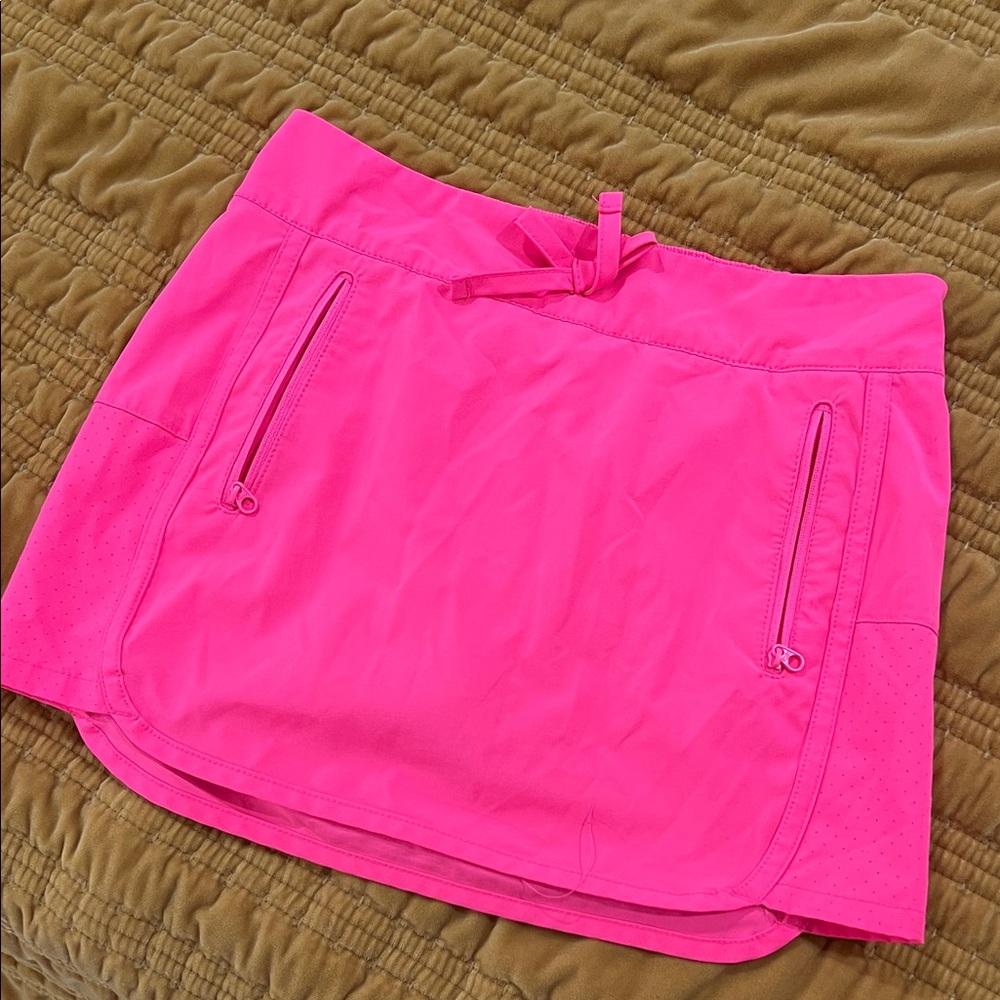 Vibrant Pink Athletic Skort